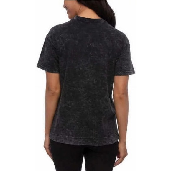 Champion Women's Black Mineral Wash Small Crew Neck Short Sleeve T-Shirt NWT - Picture 2 of 8